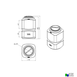 Емкость Экопром L 500 л черная