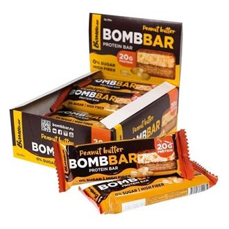 (BOMBBAR) Protein Bar - (70 гр) - (ореховый кофе раф)