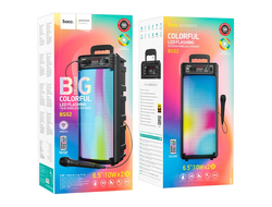 Портативная колонка HOCO BS52 Billowing outdoor BT speaker (черный)