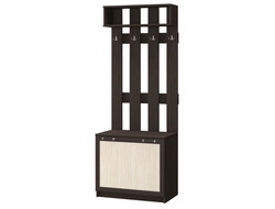 Прихожая Ева ЕС-02 секция вешалкой 0,8м (800*440*2100)