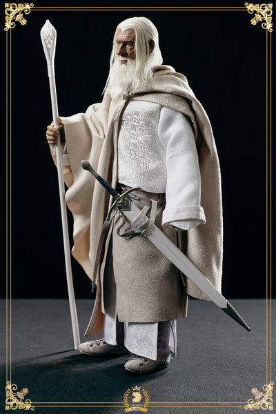 Гэндальф Белый (Властелин Колец, Lord of the Rings) - КОЛЛЕКЦИОННАЯ ФИГУРКА 1/6 GANDALF THE WHITE (LOTR003) - Asmus Toys