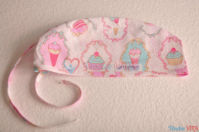 Медицинская шапочка "Сладости"