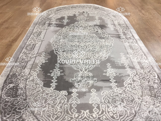 Ковер Armina 3763A grey / 0,8*1,5 м овал