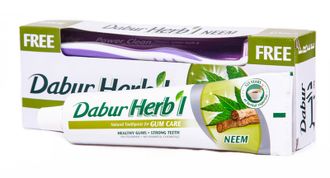 Зубная паста для укрепления десен Dabur Herb'l Neem, 150 гр