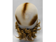 Шапка женская норковая Шляпка №4 лилия натуральный мех зимняя, жемчуг с напылением, арт. Ц-0238