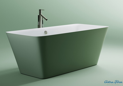 Astra-Form ванна Орион Solid Surface 170/75 см белая матовая