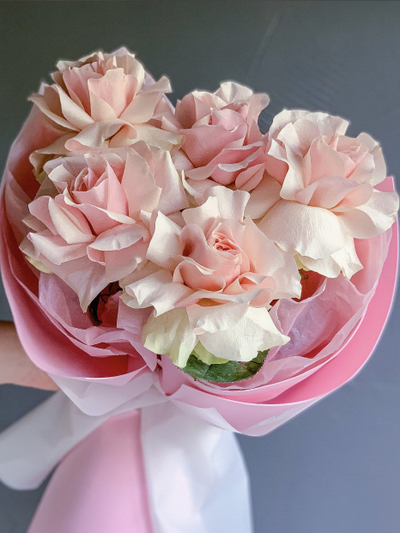 Букет из 5 французских роз