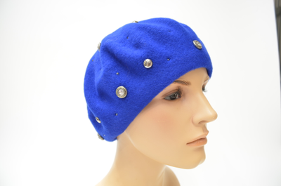 Берет электрик для женщин