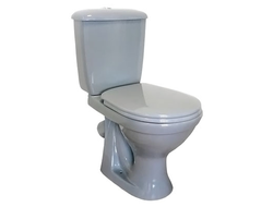 Унитаз-компакт Суперкомпакт Комбо серый [42887]