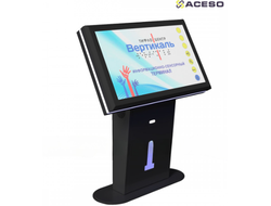 Терминал информационный «Tactile-VERT-1(43)D», горизонтальный, с тактильным управлением, со стандарт