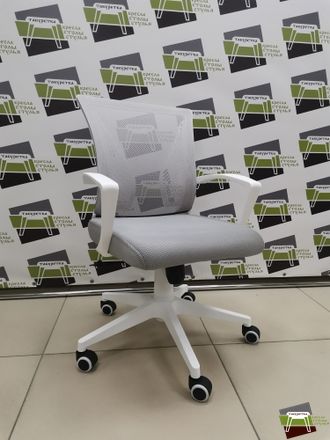 Кресло M-800 Энжел/Angel white pl E71 (серебристый) UTFC