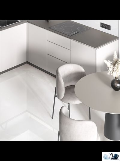 Керамогранит Italica Onyx Royal Cloud 60х120 см светло-серый полированный