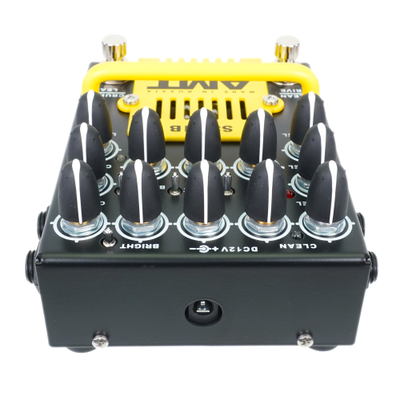 AMT SS-11B (Modern) - трехканальный ламповый гитарный предусилитель [БП в комплекте!]