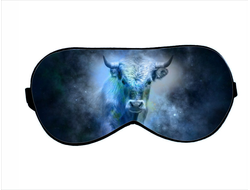 Маска для сна с символикой "Быка" №9
