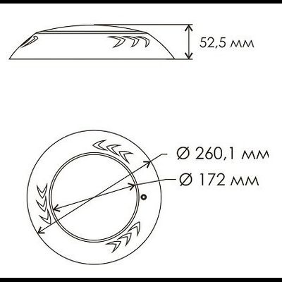Прожектор светодиодный универсальный с оправой из ABS-пластика AquaViva LED003-252 светодиода 18Вт/12В, RGB