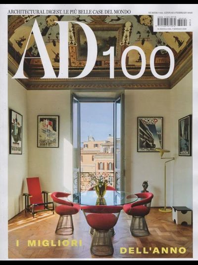 AD Magazine Italia Architectural Digest Italy February 2026 I Migliori dell'Anno Issue, Intpressshop