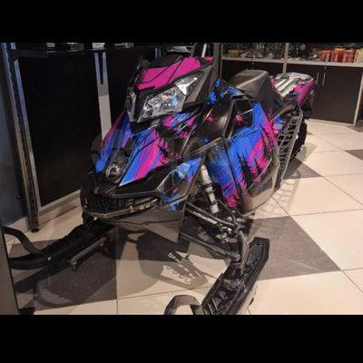 Наклейки на снегоход SKI DOO 2014 - 2016 #2090 Ёлки