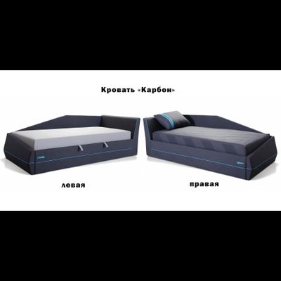 Кровать Карбон NEW-90 Бирюза