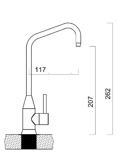 Смеситель для фильтрованной воды Kantera Orizuro Water FTR015 PearlArc Technology