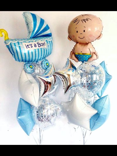 Фонтаны из шаров "Выписка 2"