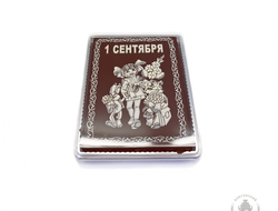 Купить пряник в шоколаде "1 сентября Девочка с букетом", 700 г.