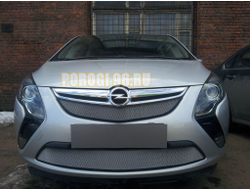 Защита радиатора Opel Zafira Tourer 2012- chrome верх