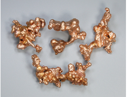 Медь, коллекционный образец в ассортименте, США (40-50 мм, вес: 17-23 г) №21931