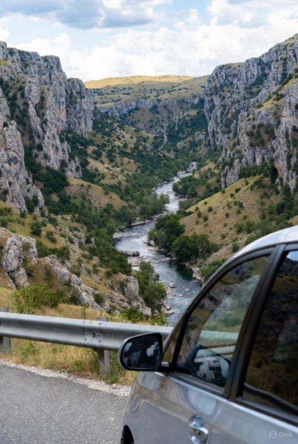 Пейзажи по пути такси из ПМР в Черногорию.