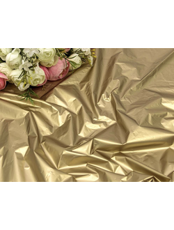 Тишью пленка ламин. в листах 23мкм (20 шт., золотистая), 58*58см