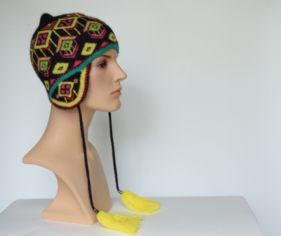 Vizio Италия 1063 CYULO шапка ушанка черная 9 цвет