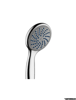 Лейка для душа широкая никель-хромированная POTATO P12