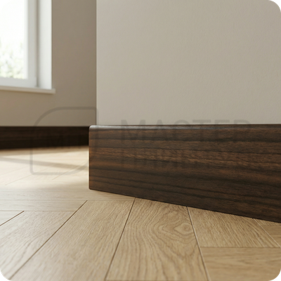 Плинтус МДФ TeckWood 80х10х2000 мм. Орех найт