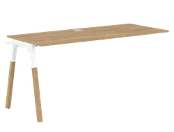 Дуб Гамильтон/ Белый/Бук