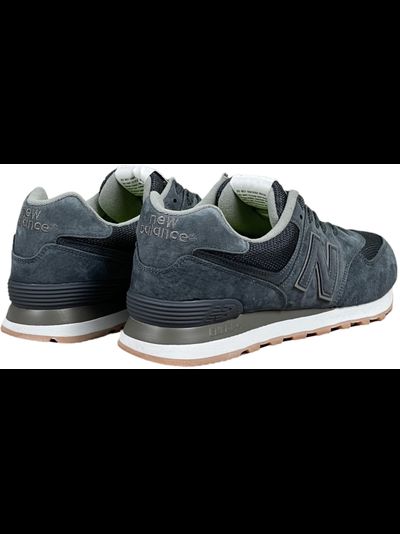 New Balance 574 Retro Metallic Patch Blue