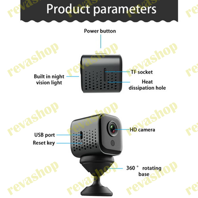 Видеокамера, мини камера, Wi-Fi камера, FHD камера, 1080P камера, 2 Мп камера,  аккумуляторная камер