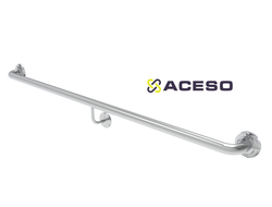 Поручень прямой настенный 1500 мм 3 точки опооры, скоба пристенный