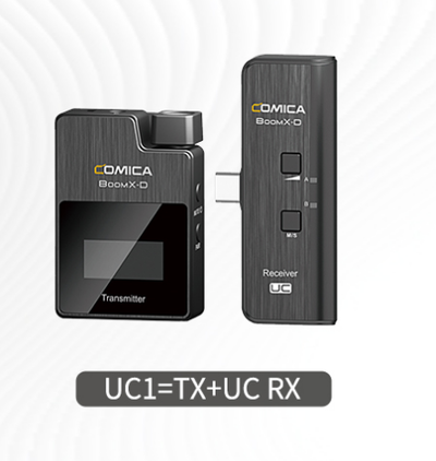 Радиосистема COMICA BoomX-D UC1 (TX+UC RX) для смартфонов с разъемом USB-C