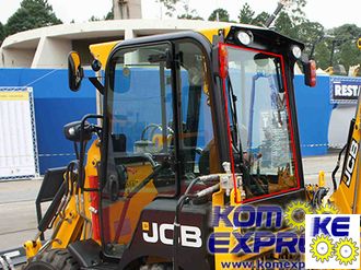 827/30414 Стекло заднее JCB 1CX