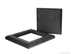 Комплект крышки и юбки ДПК POLIVAN GROUP SINGARAJA для столба 100*100 мм Черный