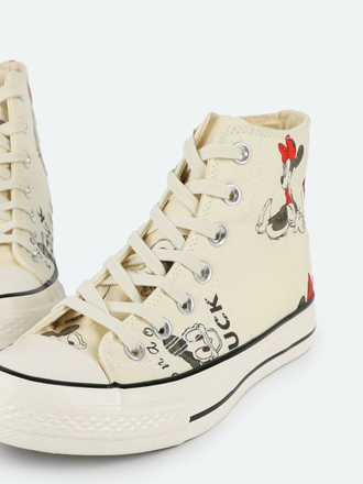 Кеды Converse Mickey Mouse белые высокие