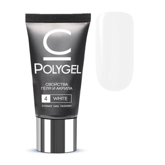 ПОЛИГЕЛЬ ДЛЯ НОГТЕЙ POLIGEL (white) 30мл.