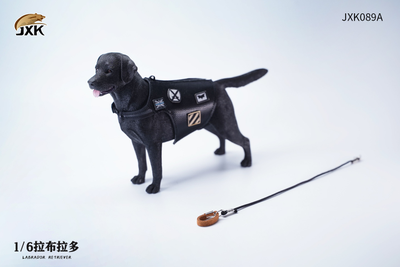Лабрадор-ретривер (черный) - Коллекционная ФИГУРКА 1/6 scale Labrador (JXK089A) - JXK