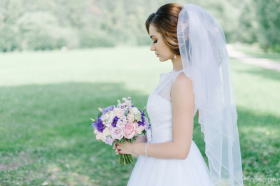 Букет невесты & Бутоньерка № 1347