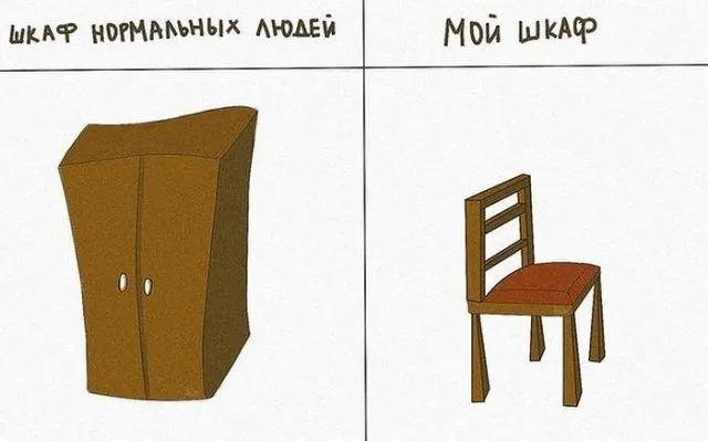 У каждого свой шкаф