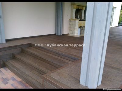 Террасная доска Bruggan Multicolor полнотелая Wenge
