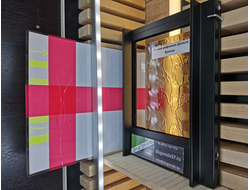 Стекло рифлёное ДЕЛЬТА бронза