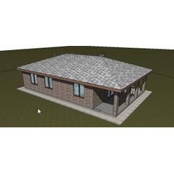 Одноэтажный дом с тремя спальнями 112м² (S30)