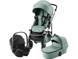 Коляска 3в1 Britax Roemer Smile 5Z Jade Green + BS Pro Space Black
