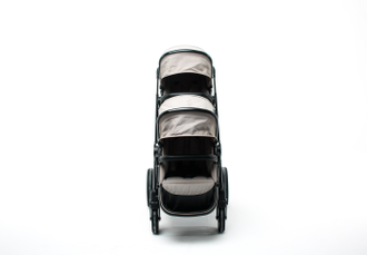 Коляска прогулочная для двойни и погодок BabyZz Dynasty Beige