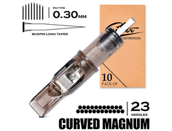 23 CMLT/0.30 - Curved Magnum Bugpin Long Taper "EZ FILTER"